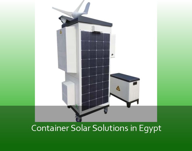 Container Solar Solutions in Egypt